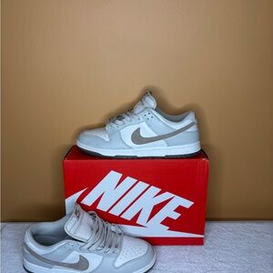 Nike Classic White and Gray Shoes